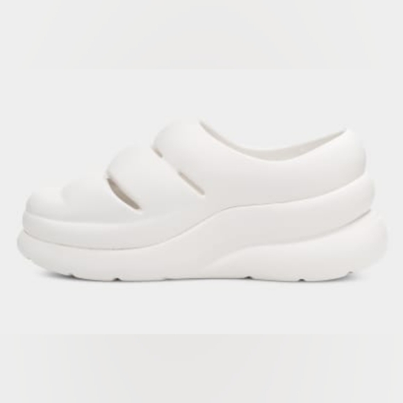 Ugg Women White Sport Yeah Platform Water-Resistant Comfort Clogs Size 9 - Picture 3 of 7